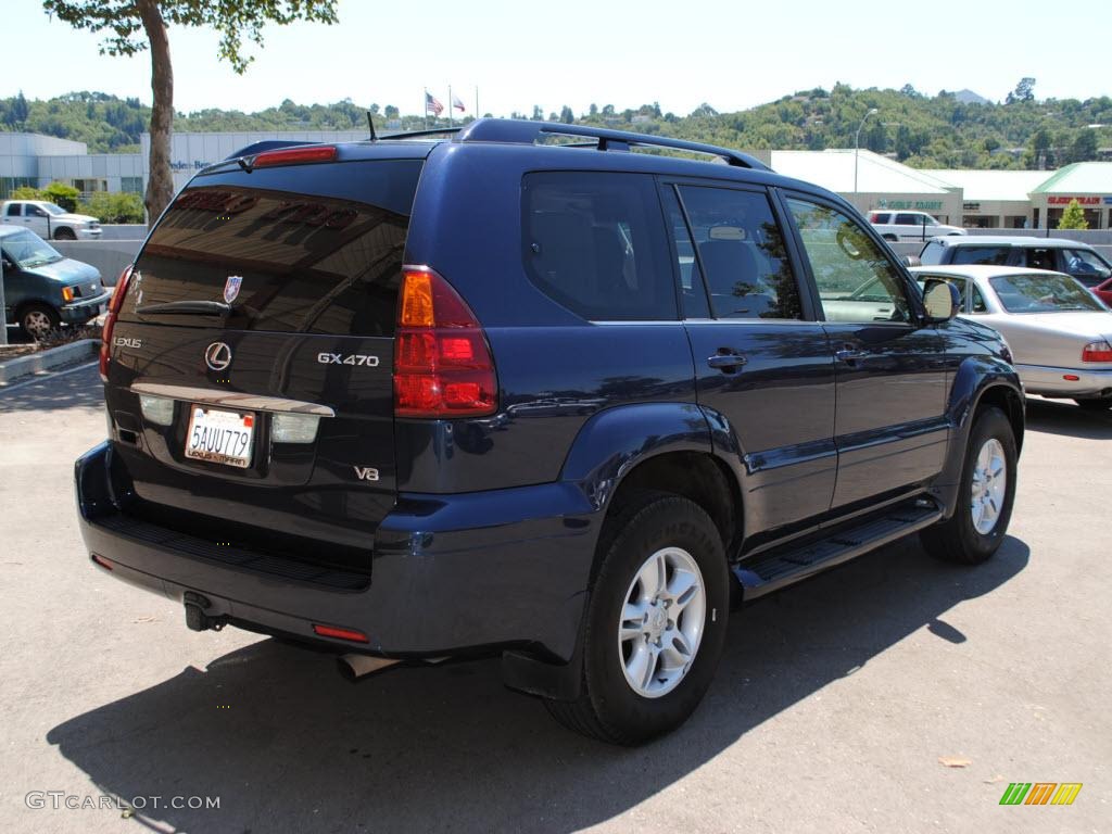 2003 GX 470 - Blue Meridian Pearl / Ivory photo #7