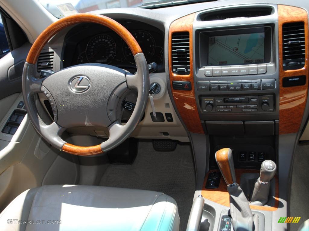 2003 GX 470 - Blue Meridian Pearl / Ivory photo #10
