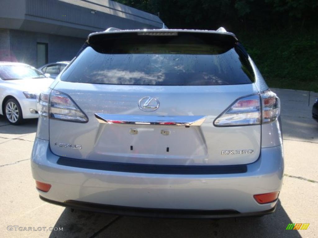 2010 RX 350 AWD - Cerulean Blue Metallic / Parchment/Brown Walnut photo #3