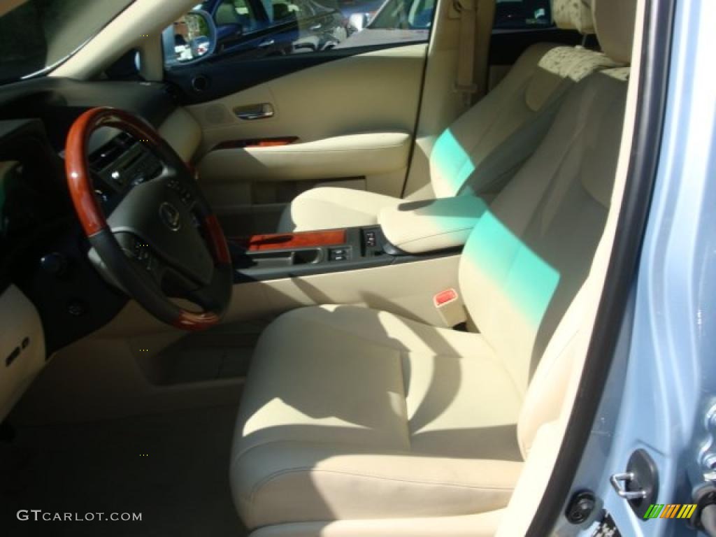 2010 RX 350 AWD - Cerulean Blue Metallic / Parchment/Brown Walnut photo #8