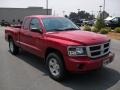 2010 Inferno Red Crystal Pearl Dodge Dakota Big Horn Extended Cab  photo #5