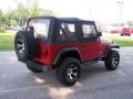 1997 Flame Red Jeep Wrangler SE 4x4  photo #4
