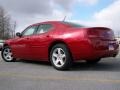 2008 Inferno Red Crystal Pearl Dodge Charger SXT  photo #6