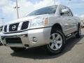 2007 Radiant Silver Nissan Titan LE Crew Cab 4x4  photo #1