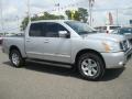 2007 Radiant Silver Nissan Titan LE Crew Cab 4x4  photo #6