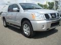 2007 Radiant Silver Nissan Titan LE Crew Cab 4x4  photo #7