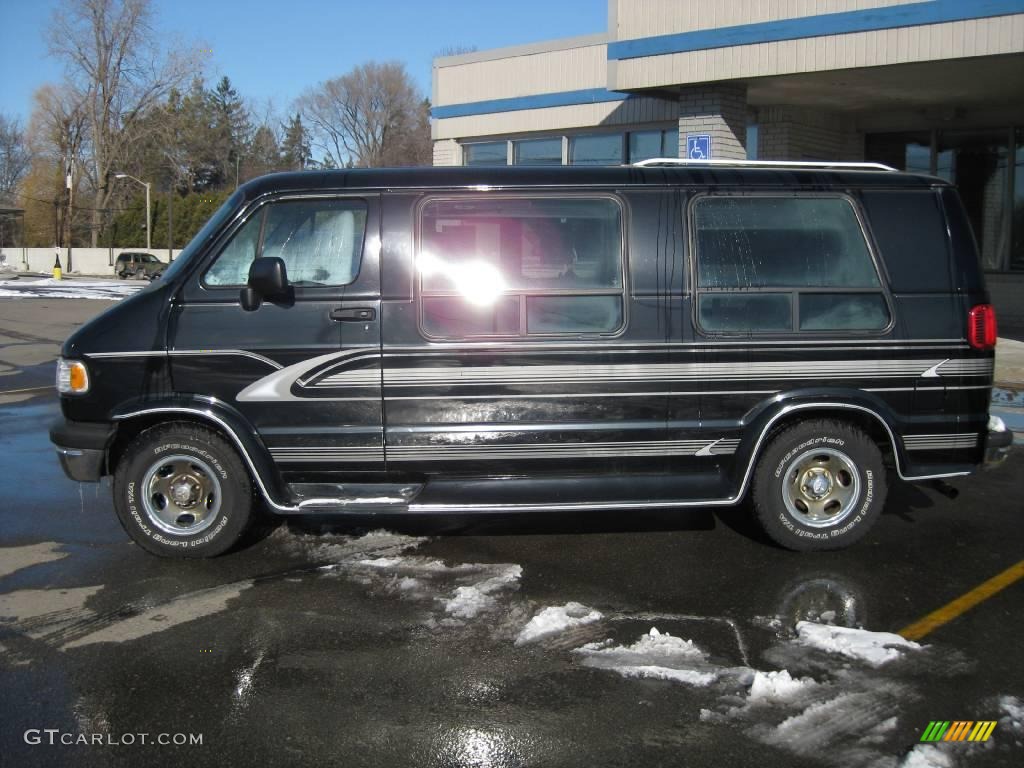 1997 Ram Van 2500 Conversion - Black / Blue photo #2