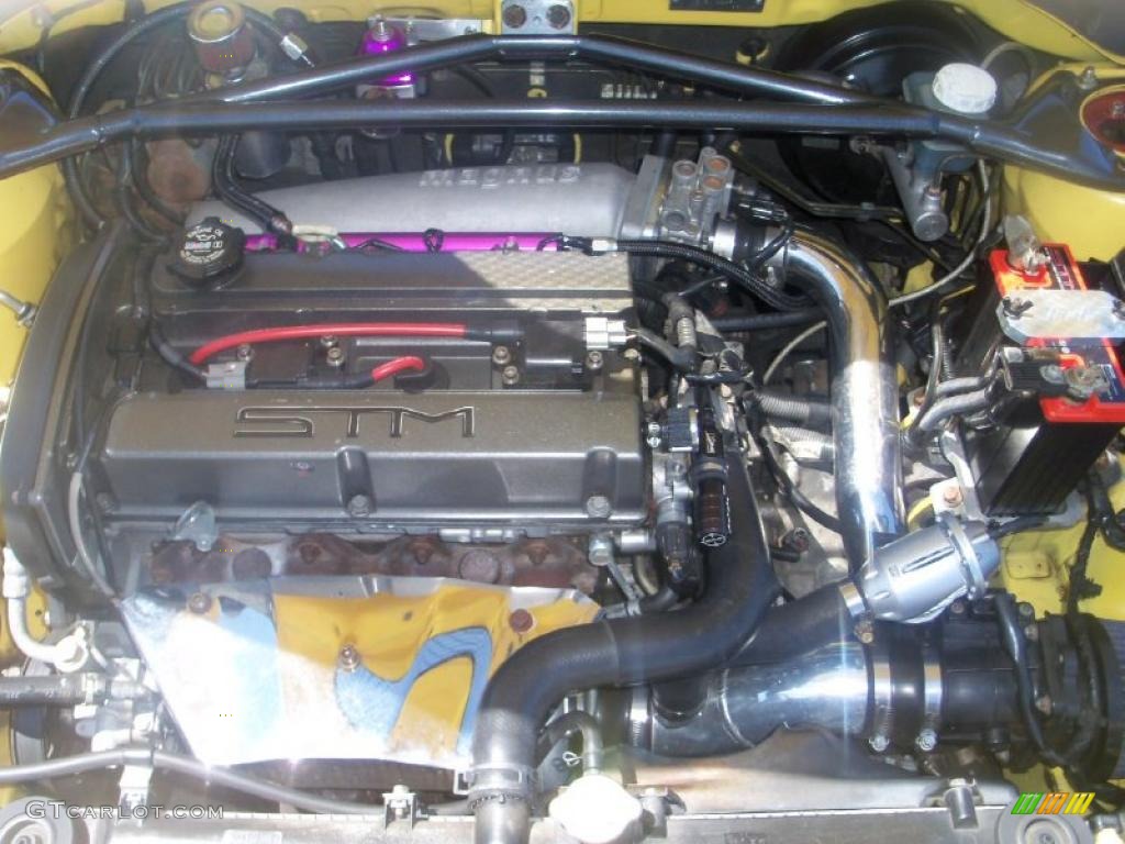 2003 Lancer Evolution VIII - Lightning Yellow / Black photo #14