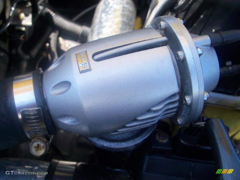 2003 Lancer Evolution VIII - Lightning Yellow / Black photo #19