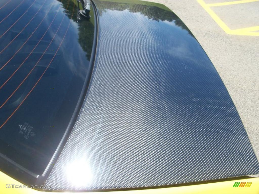 2003 Lancer Evolution VIII - Lightning Yellow / Black photo #25