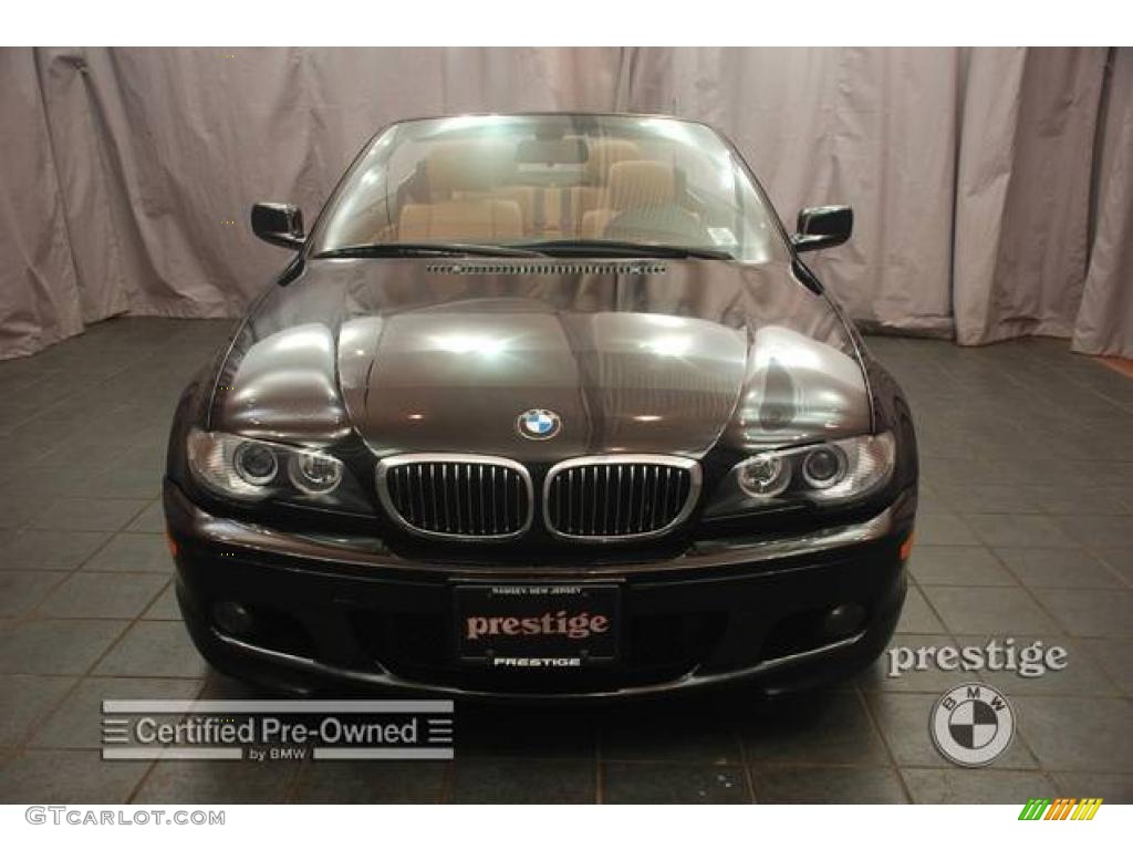 2006 3 Series 330i Convertible - Jet Black / Sand photo #6