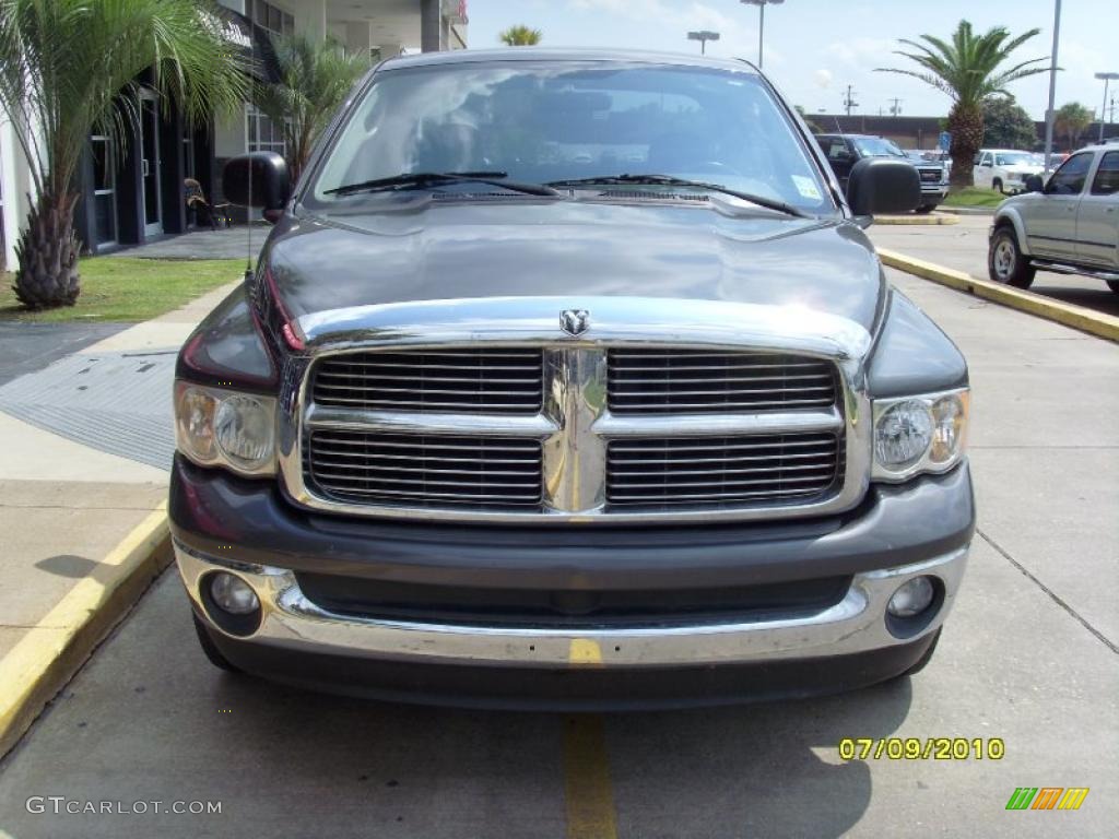 2003 Ram 1500 SLT Quad Cab - Graphite Metallic / Dark Slate Gray photo #6