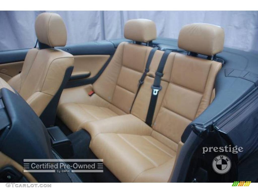 2006 3 Series 330i Convertible - Jet Black / Sand photo #12