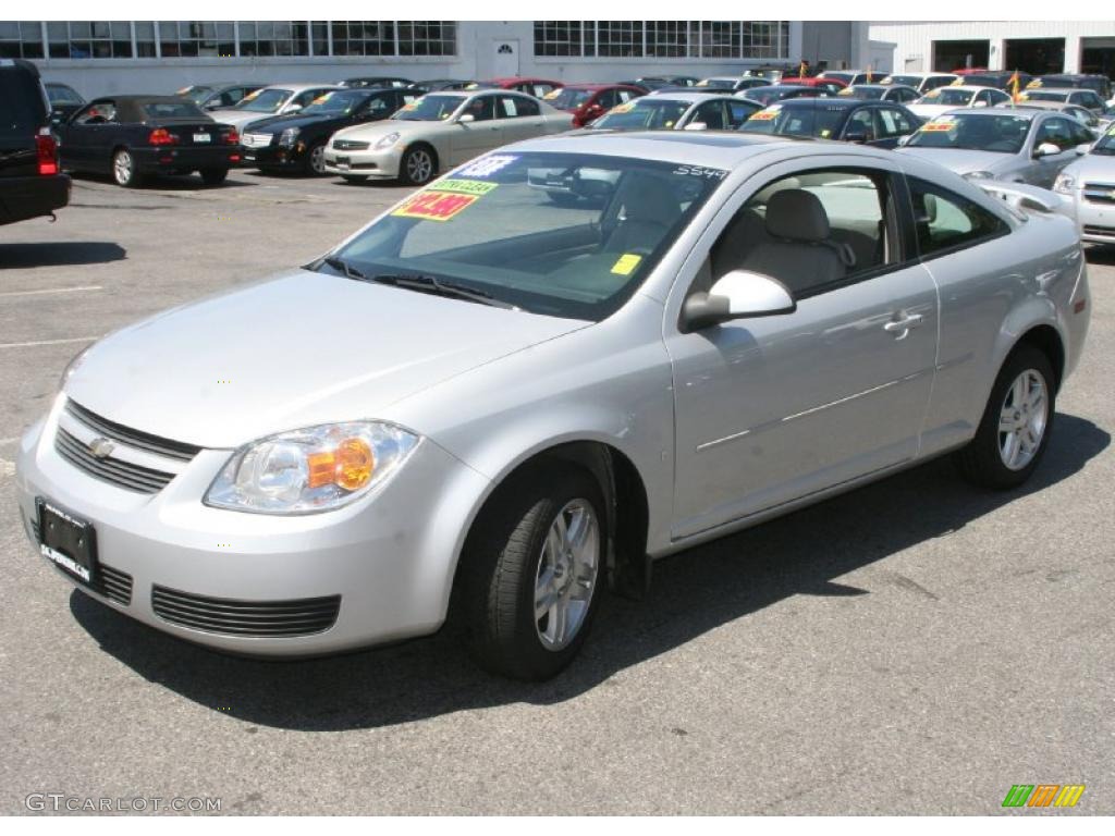 2007 Cobalt LT Coupe - Ultra Silver Metallic / Gray photo #1