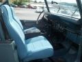 1982 Jeep CJ7 Blue Interior Front Seat Photo