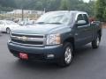 2008 Blue Granite Metallic Chevrolet Silverado 1500 Z71 Extended Cab 4x4  photo #3