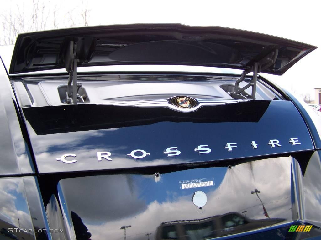 2004 Crossfire Limited Coupe - Black / Dark Slate Gray photo #12
