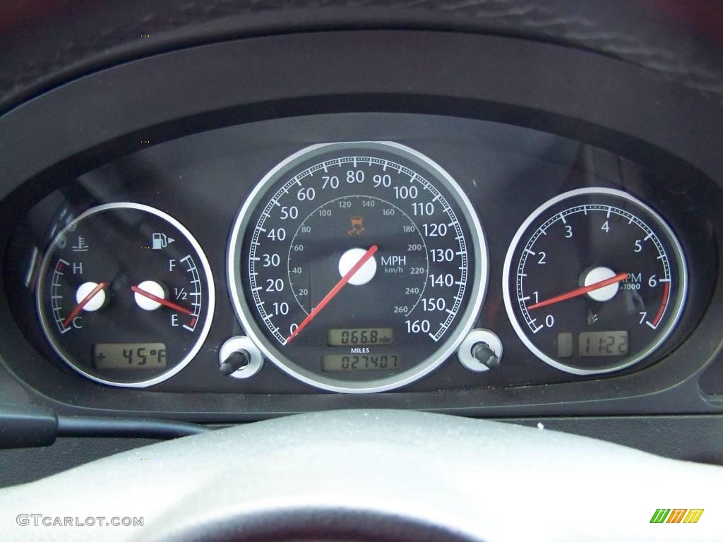 2004 Chrysler Crossfire Limited Coupe Gauges Photo #3284812
