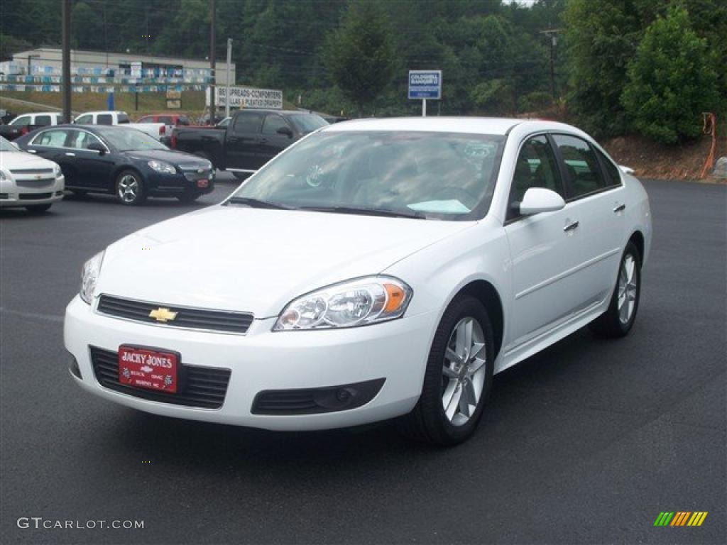 2010 Impala LTZ - Summit White / Gray photo #3