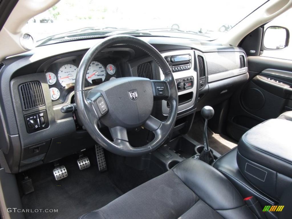 2005 Ram 1500 SRT-10 Regular Cab - Black / Dark Slate Gray photo #17