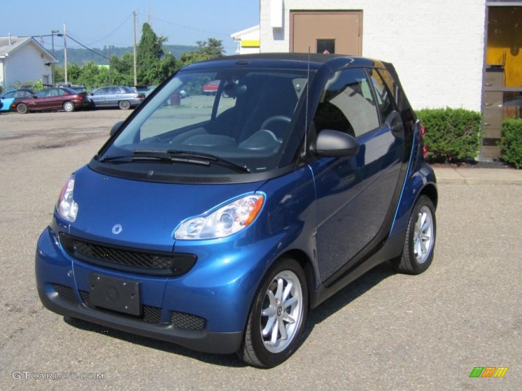 2008 fortwo passion cabriolet - Blue Metallic / Design Black photo #8
