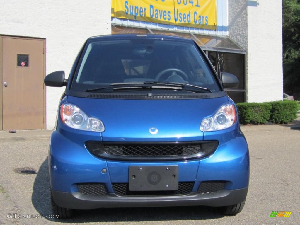 2008 fortwo passion cabriolet - Blue Metallic / Design Black photo #9