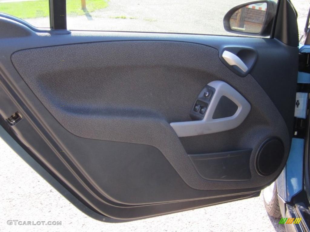 2008 fortwo passion cabriolet - Blue Metallic / Design Black photo #16