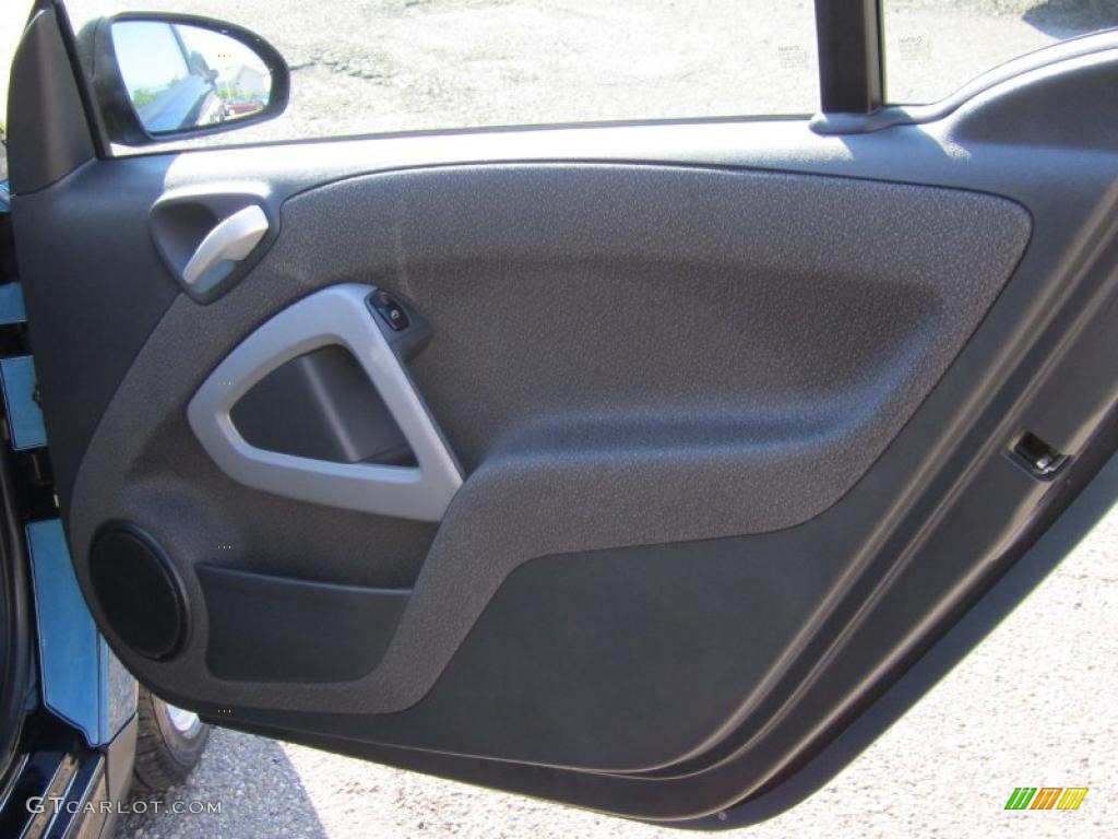 2008 fortwo passion cabriolet - Blue Metallic / Design Black photo #17