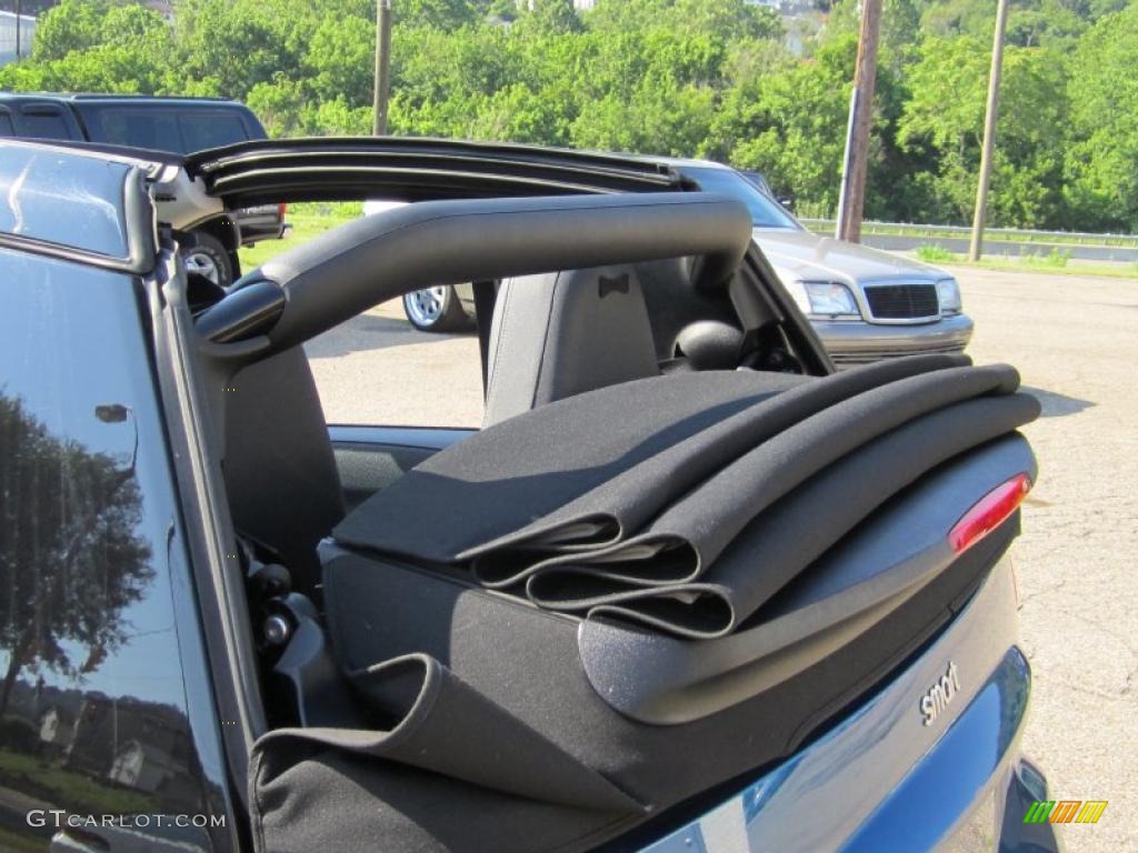 2008 fortwo passion cabriolet - Blue Metallic / Design Black photo #32