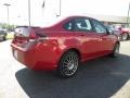 2010 Sangria Red Metallic Ford Focus SES Sedan  photo #3