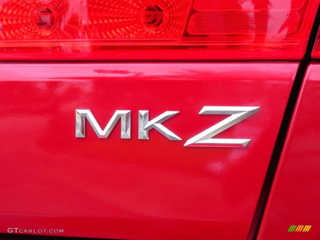 2008 MKZ Sedan - Vivid Red Metallic / Sand photo #9