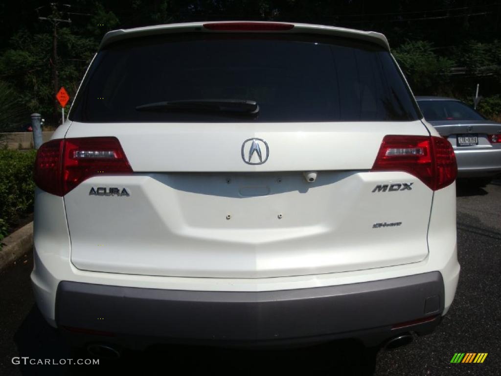 2007 MDX Technology - Aspen White Pearl / Parchment photo #4