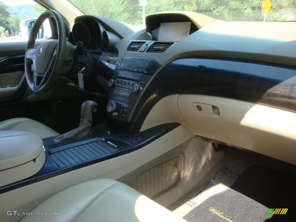 2007 MDX Technology - Aspen White Pearl / Parchment photo #11