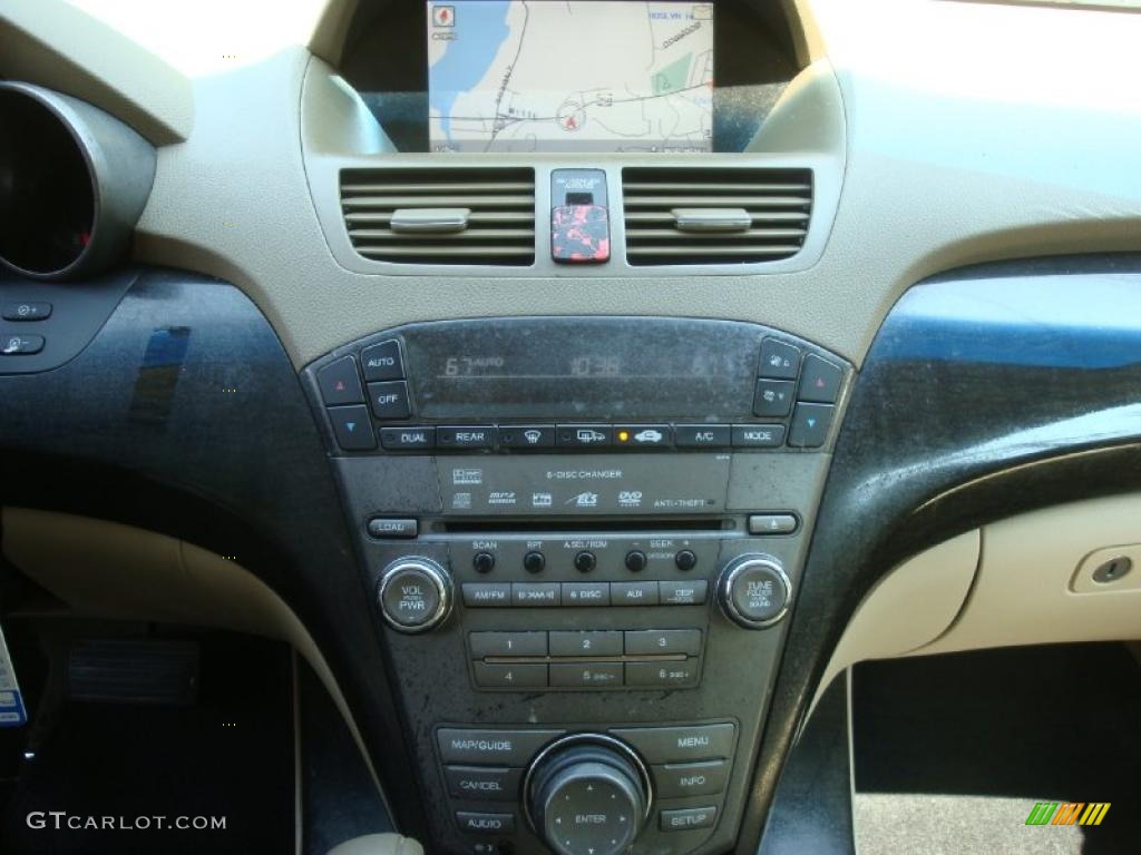 2007 MDX Technology - Aspen White Pearl / Parchment photo #13