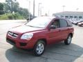 2010 Volcanic Red Kia Sportage LX V6 4x4  photo #6