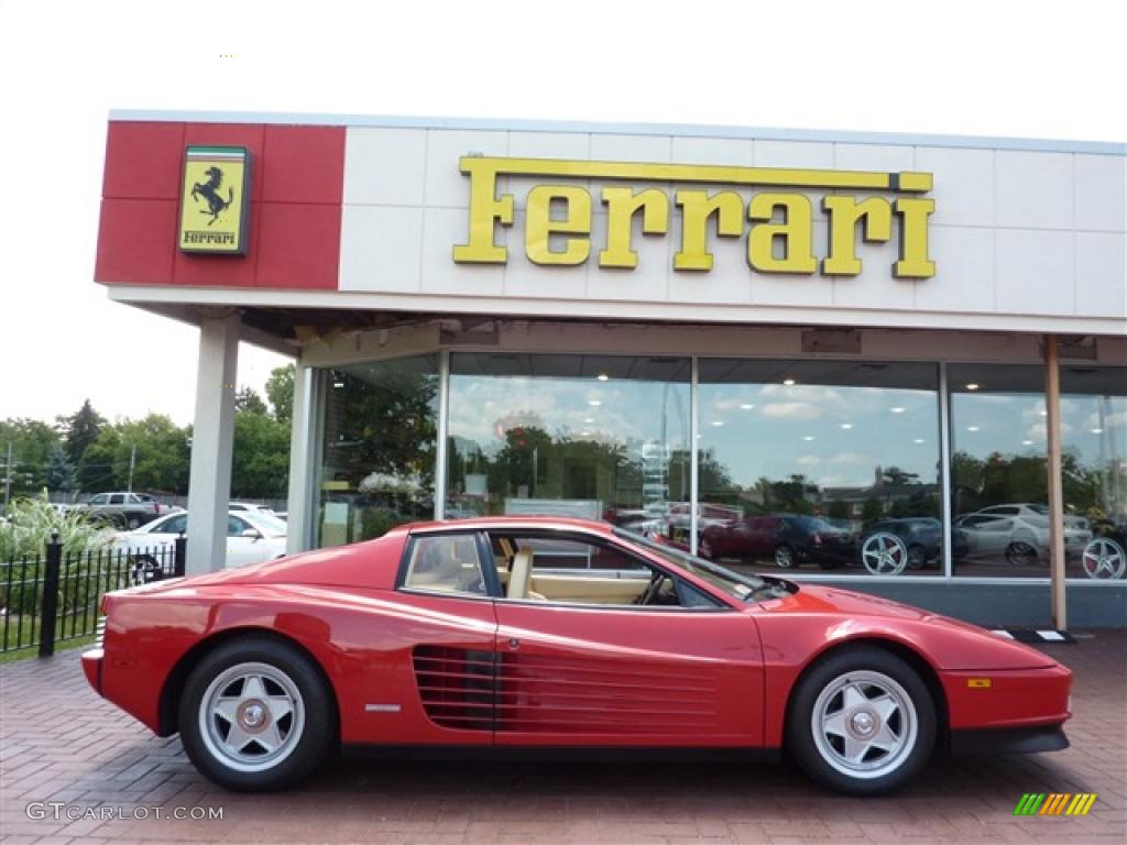 Red 1986 Ferrari Testarossa Standard Testarossa Model Exterior Photo #32856933