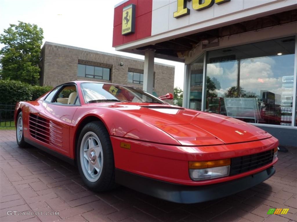 Red 1986 Ferrari Testarossa Standard Testarossa Model Exterior Photo #32856941