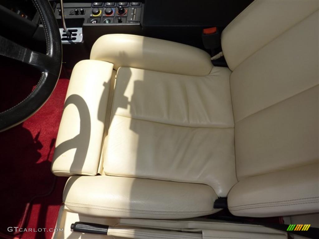 Cream Interior 1986 Ferrari Testarossa Standard Testarossa Model Photo #32857273