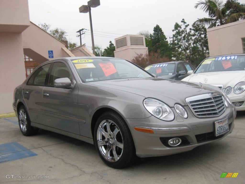 2008 E 350 Sedan - Pewter Metallic / Cashmere photo #1