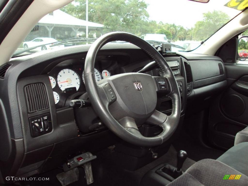 2005 Ram 1500 SLT Regular Cab 4x4 - Mineral Gray Metallic / Dark Slate Gray photo #5