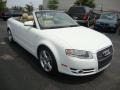 Ibis White - A4 2.0T quattro Cabriolet Photo No. 4