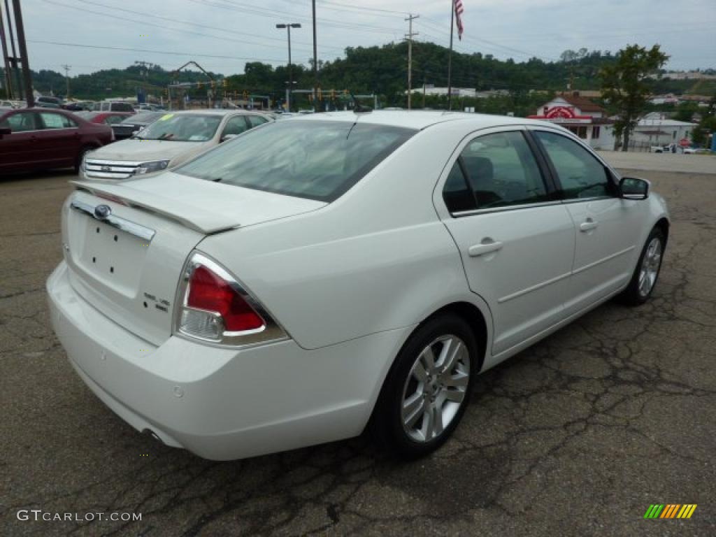 2008 Fusion SEL V6 AWD - White Suede / Charcoal Black photo #4