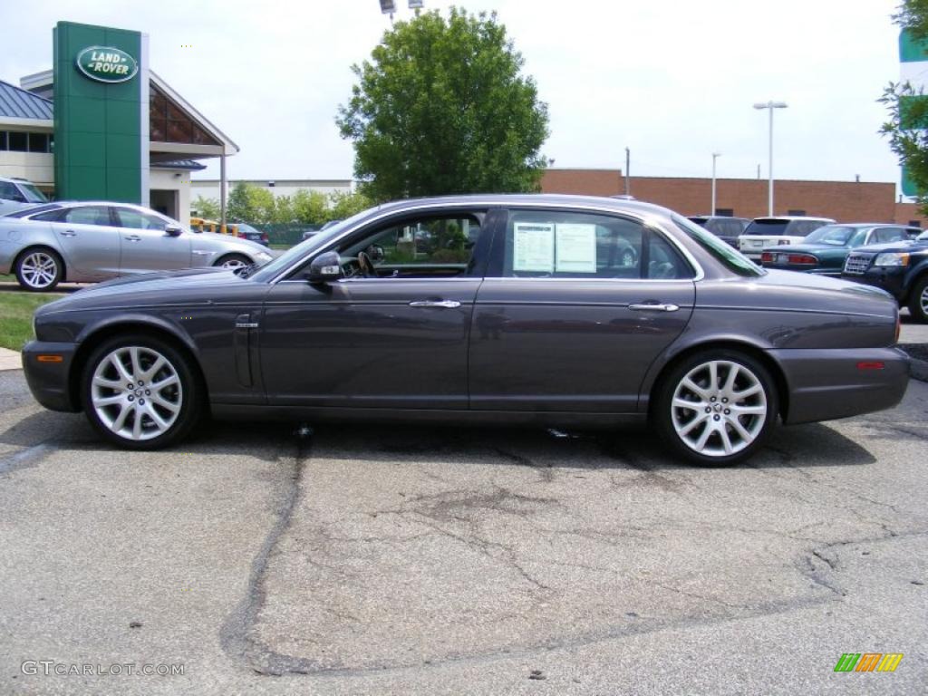 2008 XJ XJ8 L - Pearl Grey Metallic / Dove/Granite photo #2