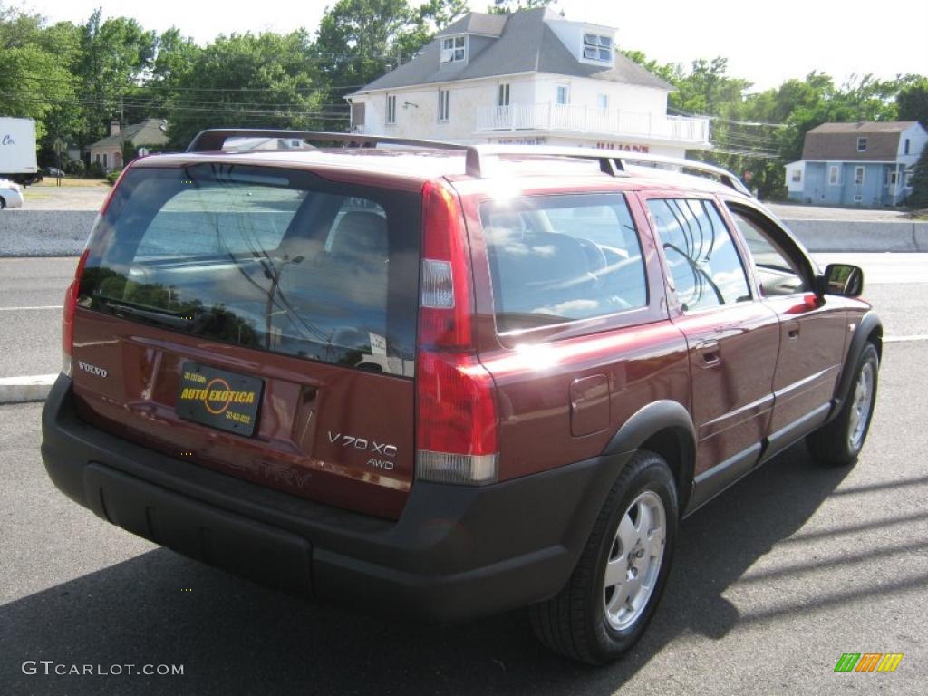 2001 V70 XC AWD - Venetian Red / Taupe photo #3