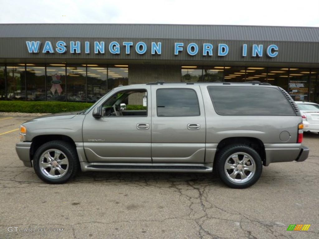 2005 Yukon XL Denali AWD - Steel Gray Metallic / Stone Gray photo #1