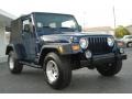 2004 Patriot Blue Pearl Jeep Wrangler Sport 4x4  photo #11