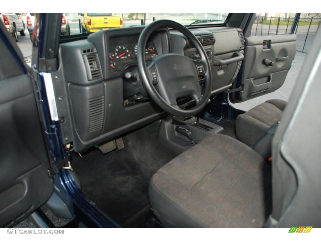 2004 Wrangler Sport 4x4 - Patriot Blue Pearl / Dark Slate Gray photo #25