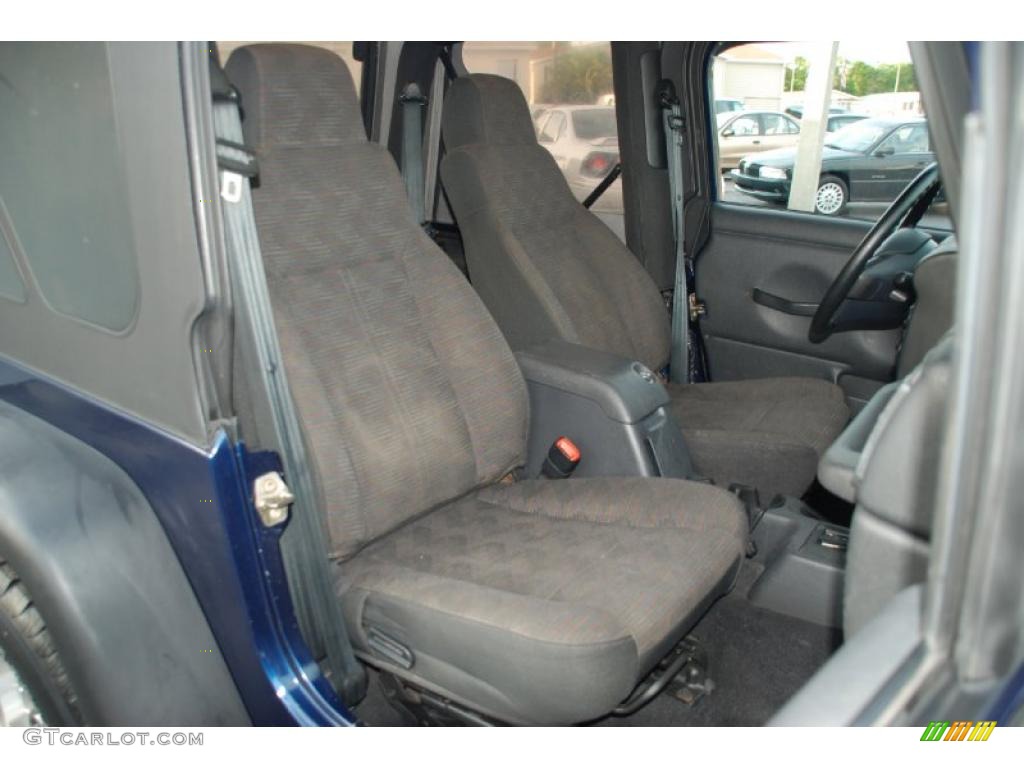2004 Wrangler Sport 4x4 - Patriot Blue Pearl / Dark Slate Gray photo #31