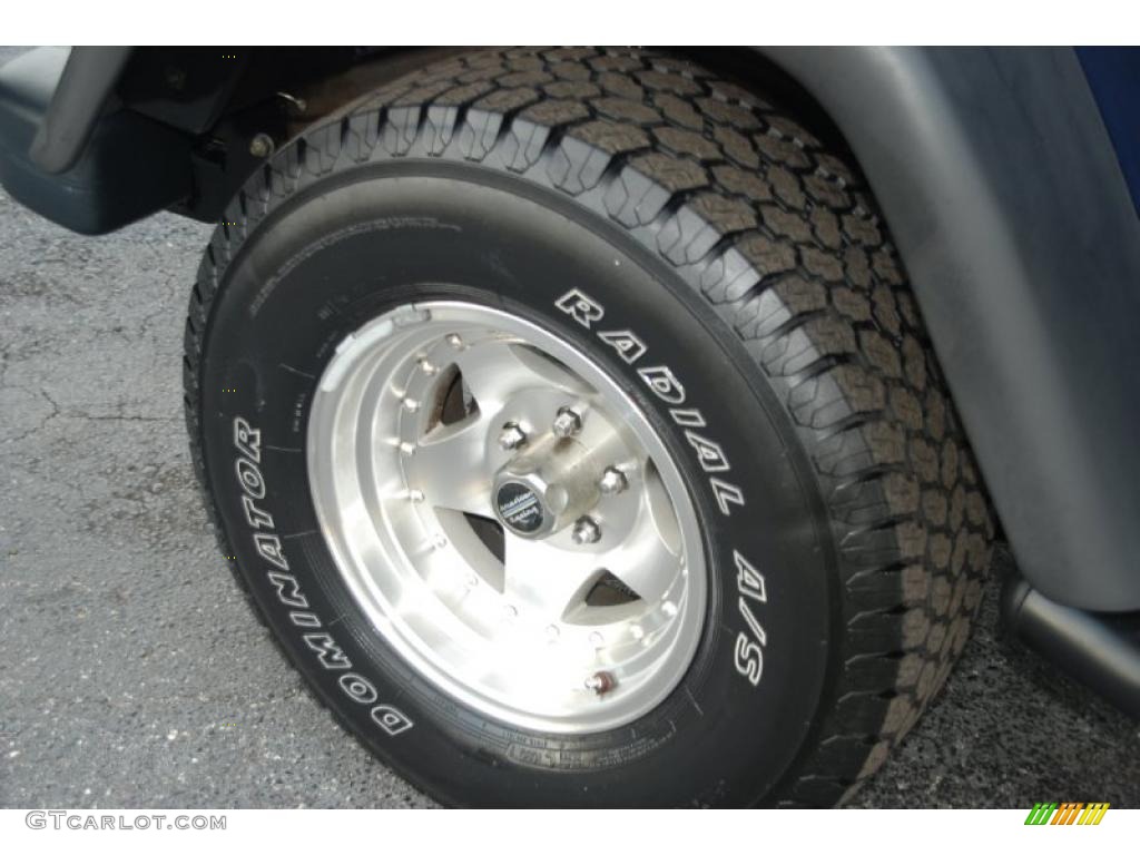 2004 Wrangler Sport 4x4 - Patriot Blue Pearl / Dark Slate Gray photo #36