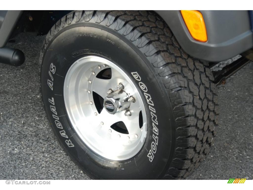 2004 Wrangler Sport 4x4 - Patriot Blue Pearl / Dark Slate Gray photo #37